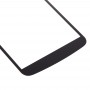 Frontscheibe Äußere Glasobjektiv für LG K10 (schwarz)