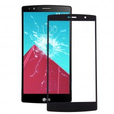 Ekran mini przednia zewnętrzna Szkło obiektywu dla LG G4 (czarny)