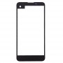 Ekran zewnętrzny przedni szklany obiektyw dla LG X Ekran / K500 / K500N (czarny)