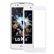 Front Screen Outer Glass Lens for LG K8 (White) 