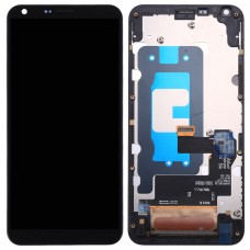 ЖК-екран і дігітайзер Повне зібрання з рамкою для LG Q6 Q6 + LG-M700 M700 M700A US700 M700H M703 M700Y (чорний)