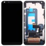 LCD Screen and Digitizer Full Assembly with Frame for LG Q6 Q6+ LG-M700 M700 M700A US700 M700H M703 M700Y(Black)