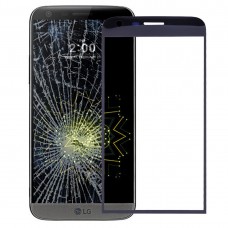Front Screen Outer стъклени лещи за LG G5 (черен)