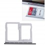 SIM-kort fack + Micro SD-kort fack för LG Q6 / M700 / M700N / G6 Mini (Svart)