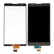 ЖК-екран і дігітайзер Повне зібрання для LG X Потужність / K220 (чорний)