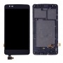 LCD Screen and Digitizer Full Assembly with Frame for LG K8 2017 Dual SIM X240 X240H X240F X240K(Black)