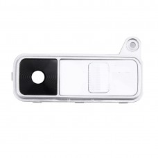 Przycisk Back Camera Lens okładki + Power + przycisk głośności dla LG K8 (biały)
