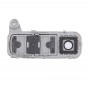 Pulsante Indietro Camera Lens Cover + Power + tasto del volume per LG K7 (argento)