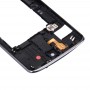 Piastra alloggiamento posteriore fotocamera Pannello Lens con altoparlante Ringer Buzzer & Motor vibrazione per LG K8 (nero)