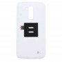 Tillbaka Täck med NFC-chip för LG K10 (vit)