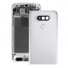 Metal bakstyckets Back kameralinsen och Fingerprint Knapp för LG G5 (Silver)