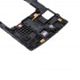 for LG C90 H500 Middle Frame Bezel სპიკერი Ringer Buzzer და უკანა კამერა ობიექტივი და მთავარი ღილაკი