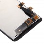 LCD екран и Digitizer Пълното събрание за LG Q7 / X210 (черен)