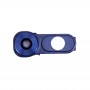 חזרה מצלמת עדשת כיסוי + כפתור הפעלה עבור LG V10 / H986 / F600 (כחול)