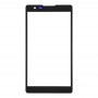 Передний экран Outer стекло объектива для LG X Мощность / K220 (черный)