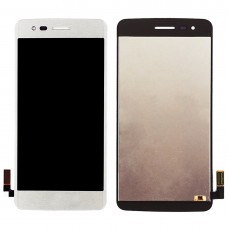 LCD Screen and Digitizer Full Assembly for LG K8 2017 US215 M210 M200N(Silver)