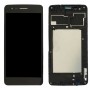 液晶屏和数字转换器完全组装与框架LG K8 2017年US215 M210 M200N（黑色）