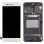 LCD Screen and Digitizer Full Assembly with Frame for LG K8 2017 US215 M210 M200N (Silver)