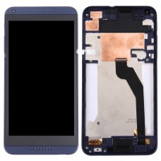 LCD Screen and Digitizer Full Assembly with Frame for HTC Desire 816G / 816H(Dark Blue) 
