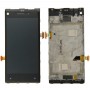 LCD Screen and Digitizer Full Assembly with Frame for HTC 8X(Black)