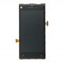 LCD Screen and Digitizer Full Assembly with Frame for HTC 8X(Black)