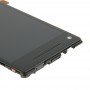 Pantalla LCD y digitalizador Asamblea con marco completo para HTC 8X (Negro)