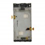 LCD Screen and Digitizer Full Assembly with Frame for HTC 8X(Dark Blue)