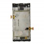 LCD Screen and Digitizer Full Assembly with Frame for HTC 8X(Red)