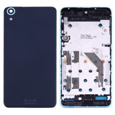 HTCの欲望826用フルハウジングカバー（フロントハウジングLCDフレームベゼルプレート+裏表紙）（ブルー）