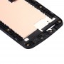 წინა საბინაო LCD ჩარჩო Bezel Plate for HTC Desire 500 (Black)