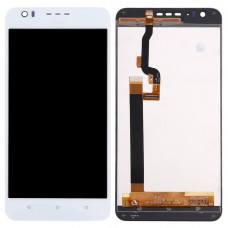 液晶屏和数字转换器完全组装适用于HTC Desire 825（白色） 