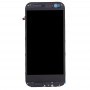LCD-näyttö ja digitoiva Täysi Asennus Kehys ja Etulasi linssinsuojus HTC One M8 (Ylempi + alempi) (musta)