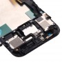 LCD ეკრანზე და Digitizer სრული ასამბლეის Frame & Front მინის ობიექტივი Cover for HTC One M8 (Top + ქვედა) (შავი)