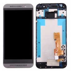 LCD képernyő és digitalizáló Full Frame Szerelés HTC One M9 (szürke)