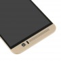 LCD-skärm och Digitizer Full Montering med ram för HTC One M9 + / M9 Plus (Gold)