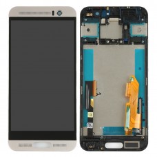 LCD Screen and Digitizer Full Assembly with Frame for HTC One M9+ / M9 Plus(Silver)