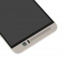 液晶屏和数字转换器完全组装与框架的HTC One M9 + / M9加号（银）