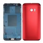 Full Housing Cover (Front Housing LCD Frame Bezel Plate + Back Cover) for HTC 10 / One M10(Red)