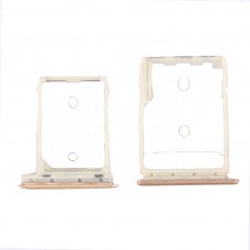SD + vassoio di carta di SIM vassoio di carta per HTC 10 / Un M10 (oro)