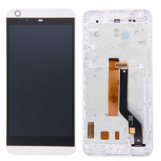 液晶屏和数字转换器完全组装与框架适用于HTC Desire 626（白色）