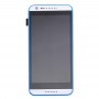 Оригинальный ЖК-экран и дигитайзер Полное собрание с рамкой для HTC Desire 620 (белый + синий)