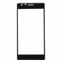 Передній екран Outer Glass Lens для Nokia Lumia 730 (чорний)