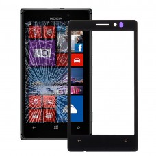Front Screen Outer Glass Lens for Nokia Lumia 925(Black) 