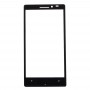 Obiettivo dello schermo anteriore vetro esterno per Nokia Lumia 930 (nero)