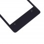 Front Screen Outer стъклени лещи за Nokia Lumia 800 (черен)