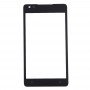 Front Screen Outer Glass Lens for Nokia Lumia 900(Black)