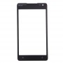 Front Screen Outer Glass Lens for Nokia Lumia 900(Black)
