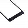 Ekran zewnętrzny przedni szklany obiektyw dla Nokia Lumia 900 (czarny)