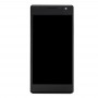 LCD ეკრანზე და Digitizer სრული ასამბლეის Frame for Nokia Lumia 735 (Black)