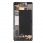 LCD-Bildschirm und Digitizer Vollversammlung mit Rahmen für Nokia Lumia 735 (schwarz)